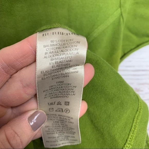 Burberry Brit Golf Polo Shirt Olive Green - Picture 8 of 9